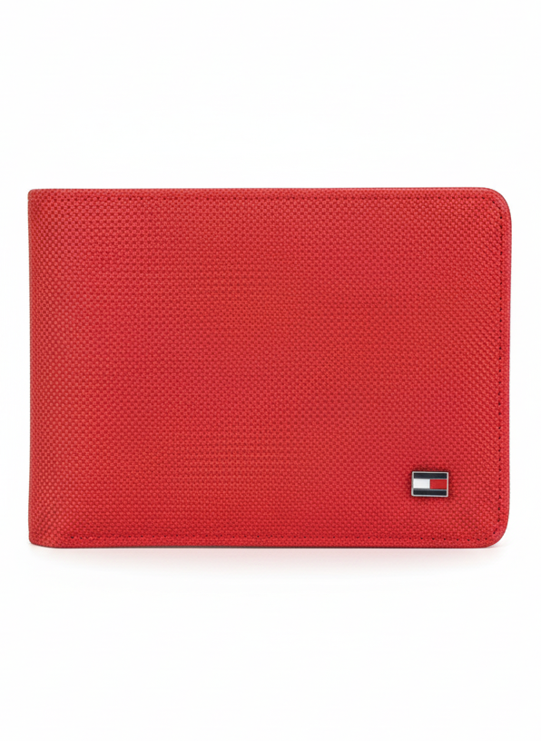 Tommy Hilfiger Signature Red Sport Wallet - Mirror