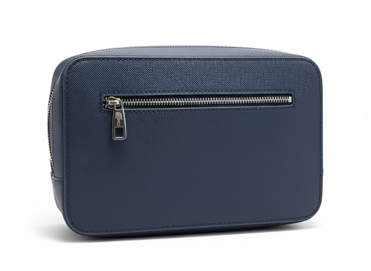 Lacoste Signature Pouch Handbag (Dark blue) - Mirror