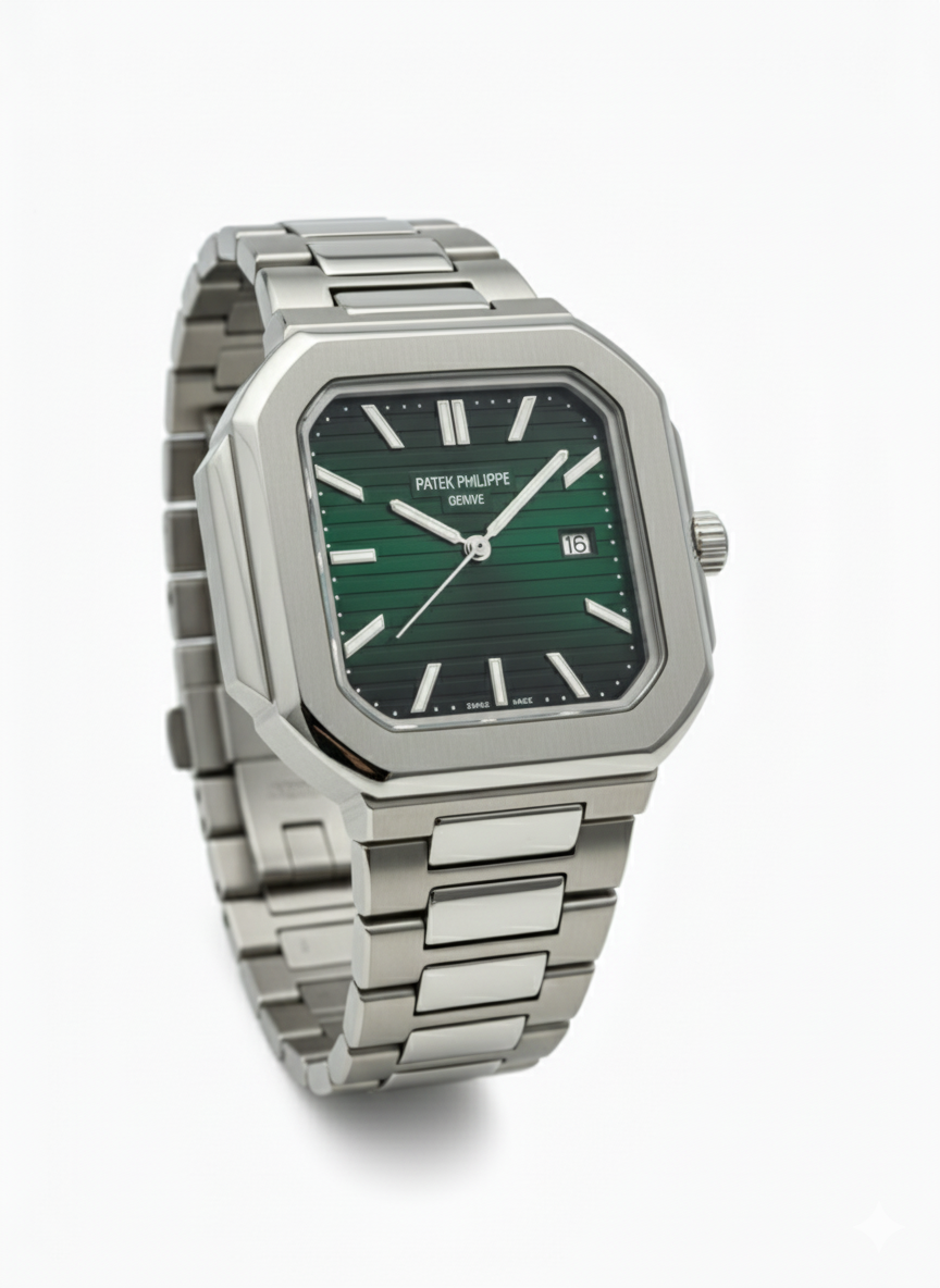 Patek Philippe Cubitus with dark green Dial - Mirror