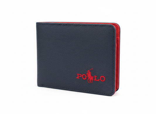 Polo Sport Textured Bi-Fold Wallet - Mirror