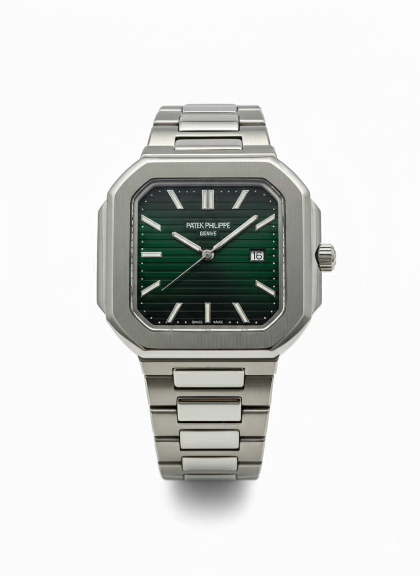 Patek Philippe Cubitus with dark green Dial - Mirror