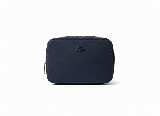 Lacoste Signature Pouch Handbag (Dark blue) - Mirror