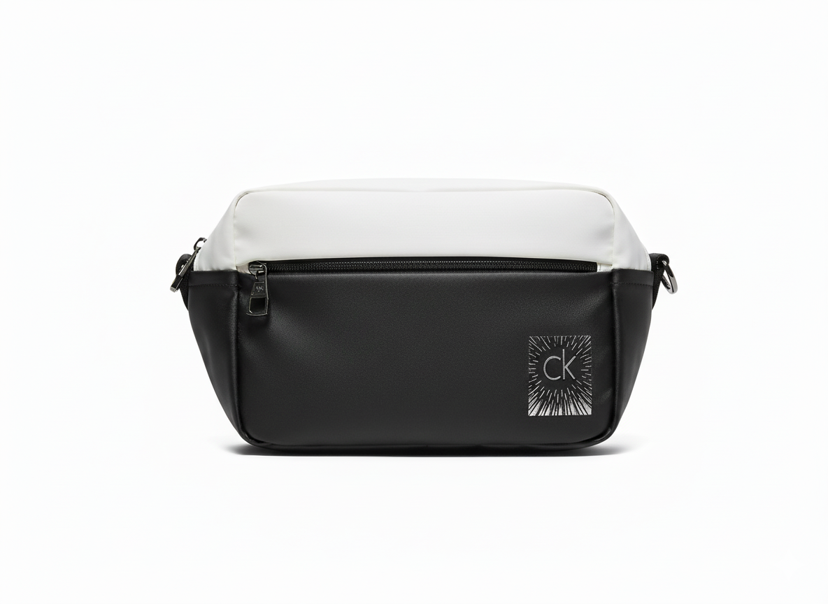 Calvin Klein Two-Tone Handbag Pouch - Mirror
